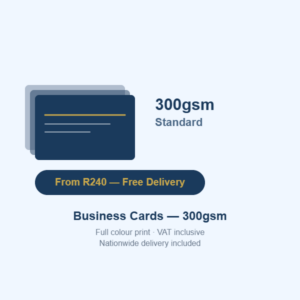 Business Cards — 300gsm Standard